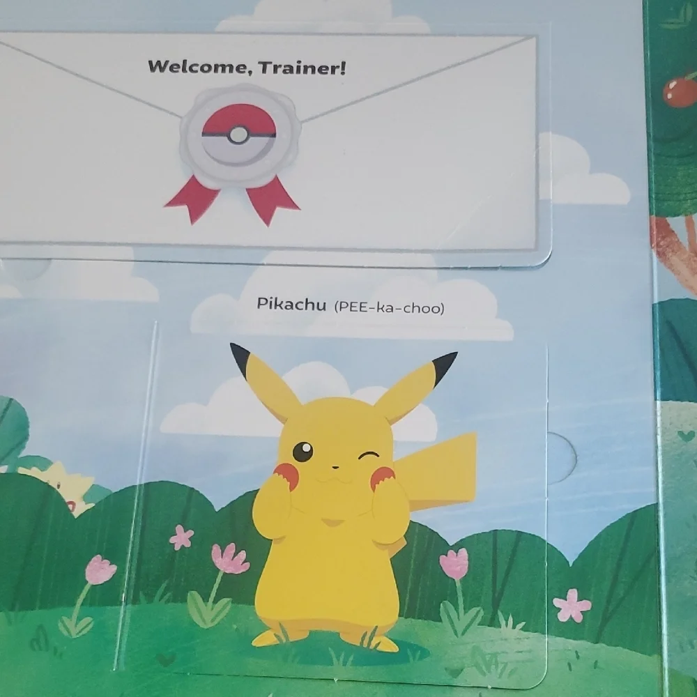 Pokemon Primers ABC Book - Yellow Pikachu & Green Cover
